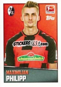 Sticker Maximilian Philipp - German Football Bundesliga 2016-2017 - Topps