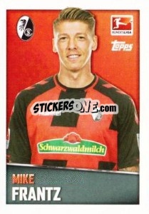 Sticker Mike Frantz - German Football Bundesliga 2016-2017 - Topps