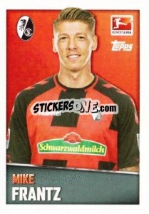 Cromo Mike Frantz - German Football Bundesliga 2016-2017 - Topps