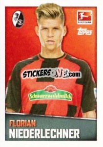 Figurina Florian Niederlechner - German Football Bundesliga 2016-2017 - Topps