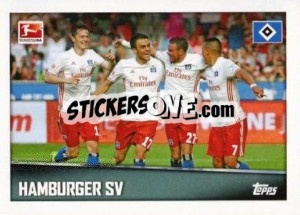 Sticker Mannschaftsfoto - German Football Bundesliga 2016-2017 - Topps