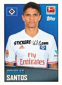Sticker Douglas Santos - German Football Bundesliga 2016-2017 - Topps