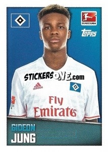 Sticker Gideon Jung - German Football Bundesliga 2016-2017 - Topps