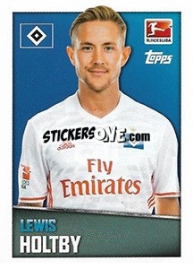 Sticker Lewis Holtby - German Football Bundesliga 2016-2017 - Topps