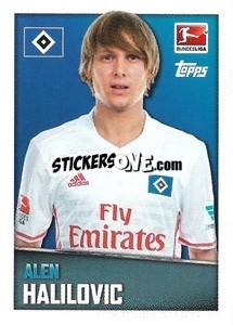 Sticker Alen Halilovic - German Football Bundesliga 2016-2017 - Topps