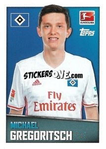 Sticker Michael Gregoritsch - German Football Bundesliga 2016-2017 - Topps