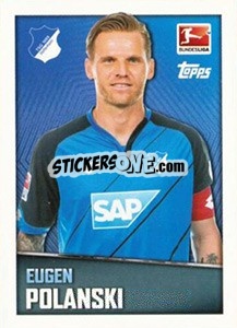 Sticker Eugen Polanski - German Football Bundesliga 2016-2017 - Topps