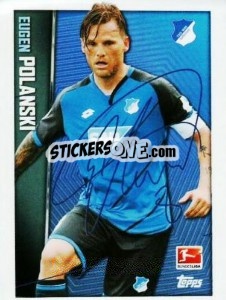 Sticker Eugen Polanski - Signature - German Football Bundesliga 2016-2017 - Topps