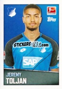 Sticker Jeremy Toljan - German Football Bundesliga 2016-2017 - Topps