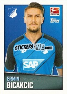 Sticker Ermin Bicakcic - German Football Bundesliga 2016-2017 - Topps