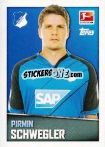 Figurina Pirmin Schwegler - German Football Bundesliga 2016-2017 - Topps