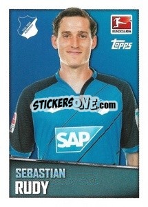 Sticker Sebastian Rudy - German Football Bundesliga 2016-2017 - Topps