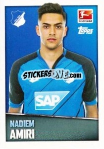 Figurina Nadiem Amiri - German Football Bundesliga 2016-2017 - Topps