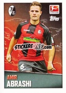 Sticker Amir Abrashi - German Football Bundesliga 2016-2017 - Topps
