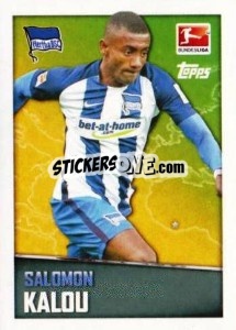 Figurina Salomon Kalou - German Football Bundesliga 2016-2017 - Topps