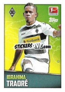 Sticker Ibrahima Traoré - German Football Bundesliga 2016-2017 - Topps
