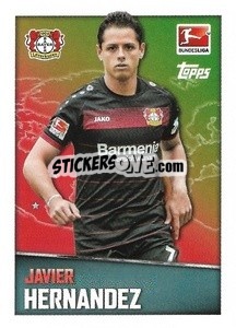 Cromo Javier Hernandez - German Football Bundesliga 2016-2017 - Topps