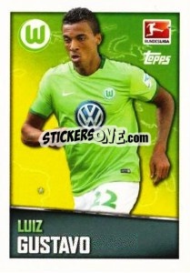 Sticker Luiz Gustavo - German Football Bundesliga 2016-2017 - Topps