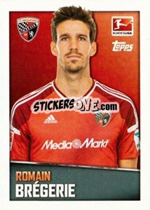 Sticker Romain Brégerie - German Football Bundesliga 2016-2017 - Topps