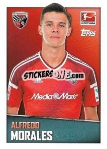 Sticker Alfredo Morales - German Football Bundesliga 2016-2017 - Topps