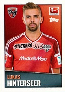 Cromo Lukas Hinterseer - German Football Bundesliga 2016-2017 - Topps