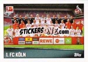 Sticker Mannschaftsfoto - German Football Bundesliga 2016-2017 - Topps