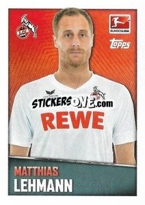 Figurina Matthias Lehmann - German Football Bundesliga 2016-2017 - Topps