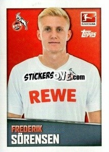 Sticker Frederik Sörensen - German Football Bundesliga 2016-2017 - Topps