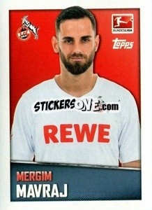 Cromo Mergim Mavraj - German Football Bundesliga 2016-2017 - Topps