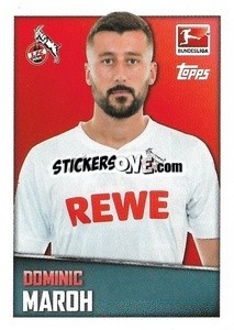 Figurina Dominic Maroh - German Football Bundesliga 2016-2017 - Topps