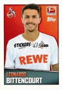 Figurina Leonardo Bittencourt - German Football Bundesliga 2016-2017 - Topps