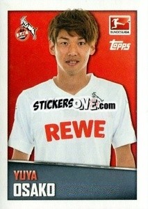 Sticker Yuya Osako - German Football Bundesliga 2016-2017 n. 249 - Topps