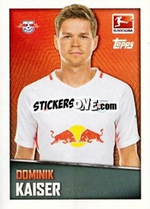 Sticker Dominik Kaiser - German Football Bundesliga 2016-2017 - Topps