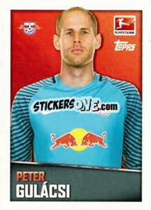 Sticker Peter Gulácsi - German Football Bundesliga 2016-2017 - Topps