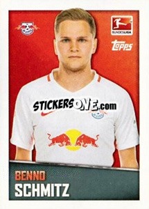 Sticker Benno Schmitz - German Football Bundesliga 2016-2017 - Topps