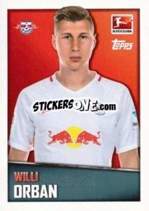 Sticker Willi Orban - German Football Bundesliga 2016-2017 - Topps