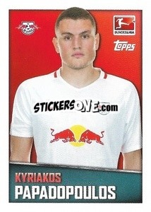 Sticker Kyriakos Papadopoulos - German Football Bundesliga 2016-2017 - Topps