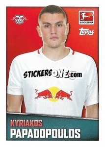 Cromo Kyriakos Papadopoulos - German Football Bundesliga 2016-2017 - Topps