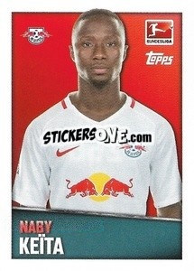 Sticker Naby Keita - German Football Bundesliga 2016-2017 - Topps