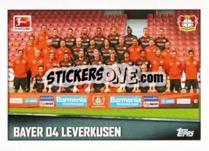 Sticker Mannschaftsfoto - German Football Bundesliga 2016-2017 - Topps