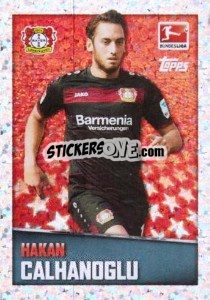 Sticker Hakan Calhanoglu - German Football Bundesliga 2016-2017 - Topps