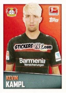Sticker Kevin Kampl - German Football Bundesliga 2016-2017 - Topps