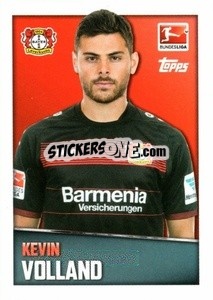 Sticker Kevin Volland - German Football Bundesliga 2016-2017 - Topps