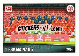 Sticker Mannschaftsfoto - German Football Bundesliga 2016-2017 - Topps