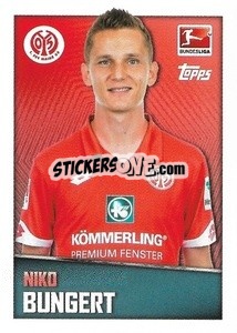 Cromo Niko Bungert - German Football Bundesliga 2016-2017 - Topps