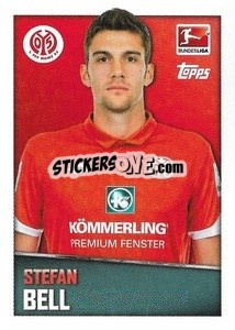 Sticker Stefan Bell - German Football Bundesliga 2016-2017 - Topps