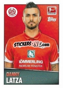 Sticker Danny Latza - German Football Bundesliga 2016-2017 - Topps