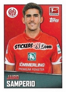 Figurina Jairo Samperio - German Football Bundesliga 2016-2017 - Topps