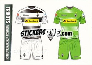 Sticker Trikots - German Football Bundesliga 2016-2017 - Topps