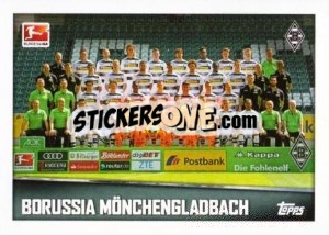 Sticker Mannschaftsfoto - German Football Bundesliga 2016-2017 - Topps